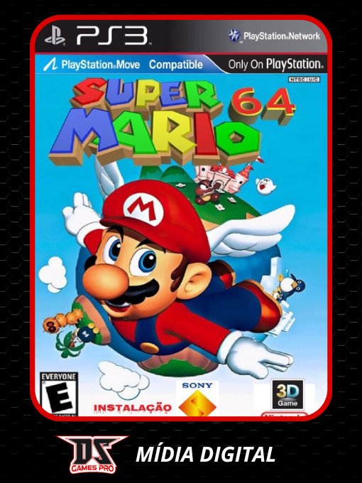 Jogo Super Mário 64 - Playstation 2