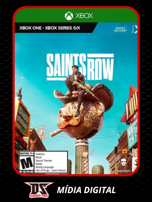 saints row xbox one series x s mídia digital ds games pro