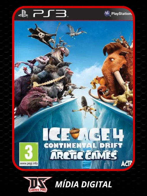 Ice Age 4 PS3 Mídia Digital - DS GAMES PRO