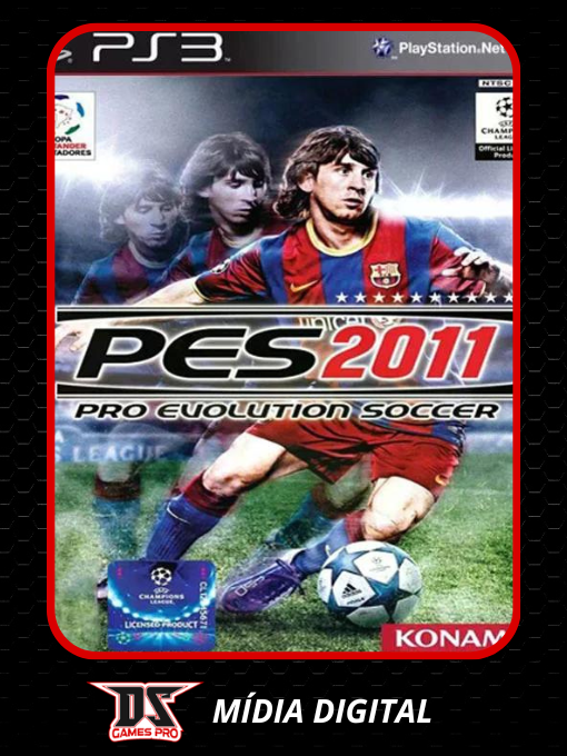 Pro Evolution Soccer PES 2011 (Dublado) PS3 Mídia Digital - DS GAMES PRO