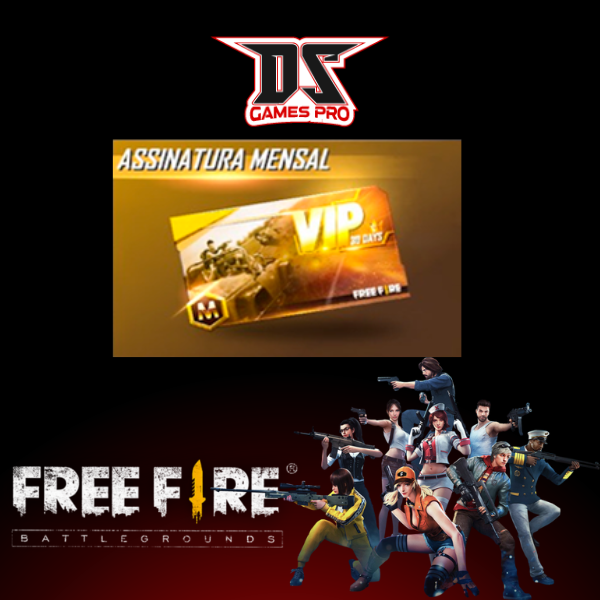 Vale-Presente FREE FIRE GOOGLE PLAY: ASSINATURA MENSAL - GCM Games