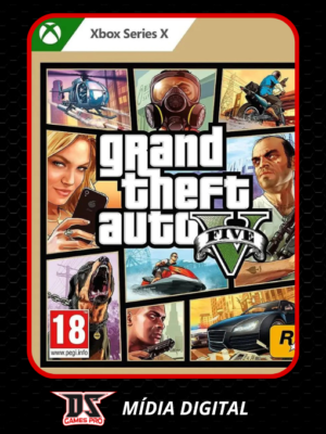 GTA 5 – Grand Theft Auto V – Xbox Series X|S- Mídia Digital