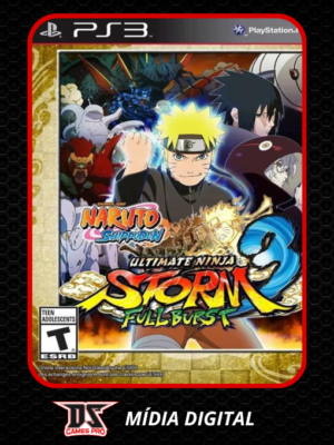 Naruto Shippuden Ultimate Ninja Storm 3 Full Burst Ps3 - Midia Digital