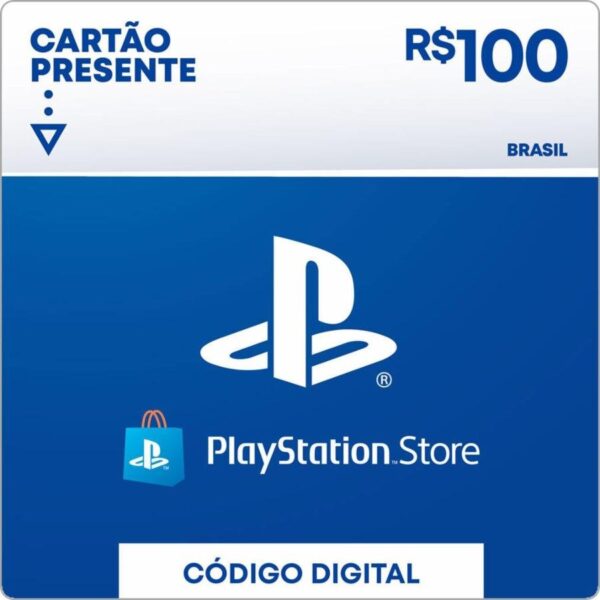 R$100 PlayStation Store - Cartão Presente Digital