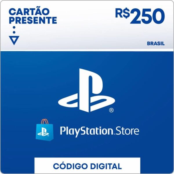 R$250 PlayStation Store - Cartão Presente Digital