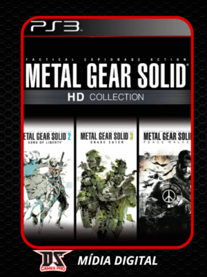 Metal Gear Solid HD Collection Ps3 Mídia Digital